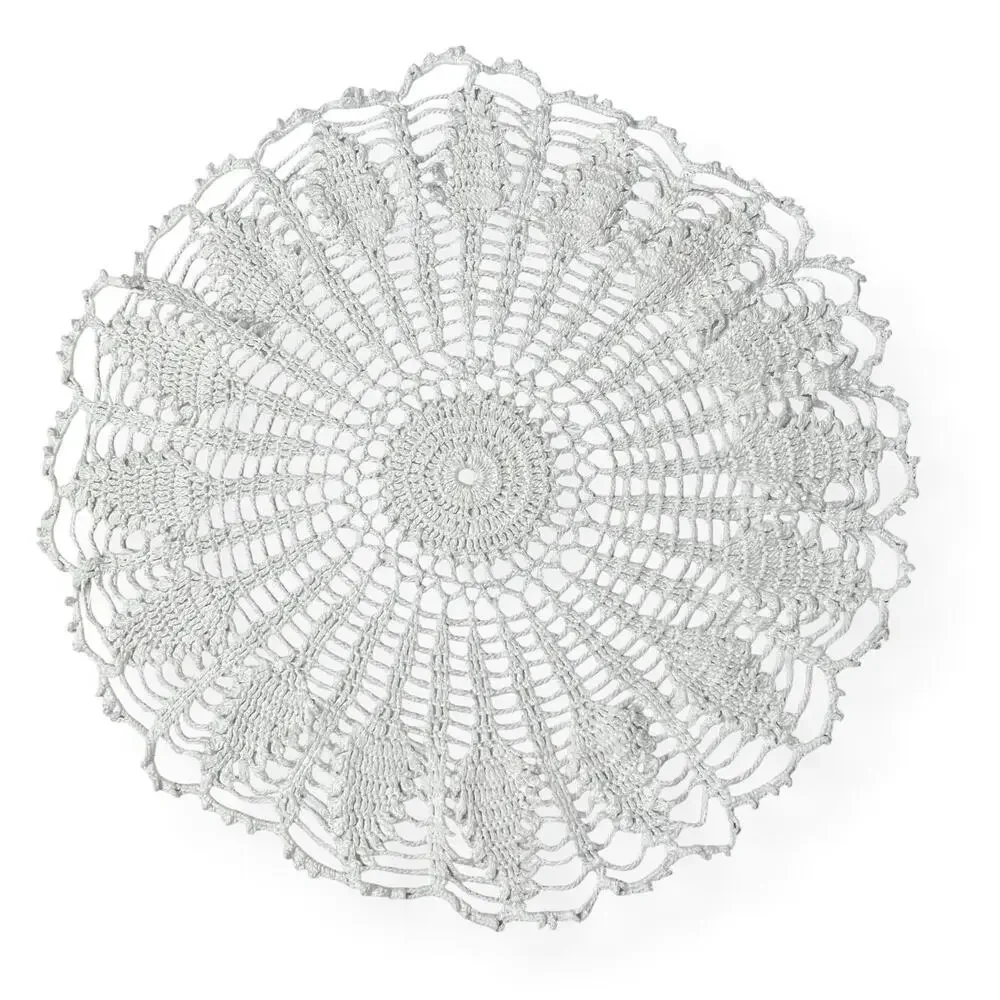 Crochet Doily White 16